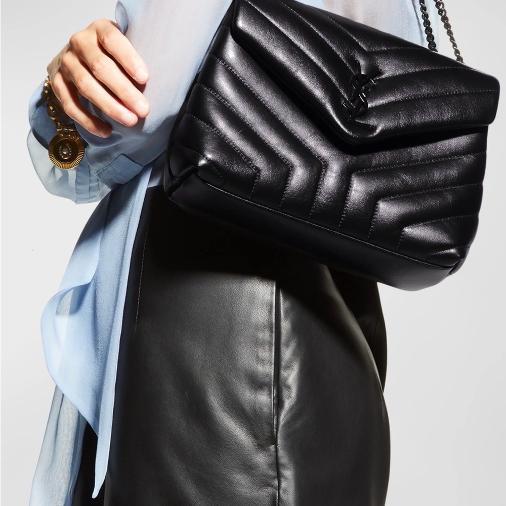 Saint Laurent Small Loulou Matelassé Shoulder Bag